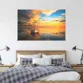 Panorama Landschaft Canvas Print Leinwanddruck (Insitu (Schlafzimmer))