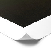 Panorama-Landschaft des glamourösen Waldes Poster (Ecke)