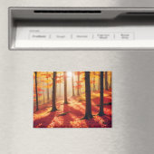 Panorama Landschaft Herbstwald Natur ruhig Magnet (In Situ (Geschirrspüler))