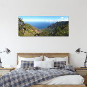 Panorama-Leinwand des Kalalauer Tals Leinwanddruck (Insitu (Schlafzimmer))