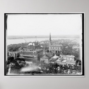 Panorama, Madison, Wisconsin, c1895 Vintag Poster