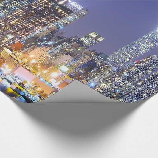 Panorama Manhattan Geschenkpapier (Ecke)