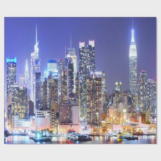 Panorama Manhattan Geschenkpapier (Flach)