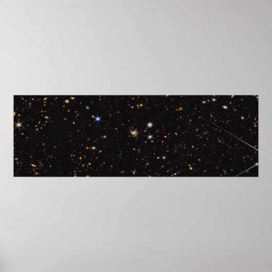 Panorama mit mehrwellenlangen Galaxien | Hubble &  Poster (Vorne)