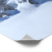 Panorama Mont Blanc Frankreich Poster (Ecke)