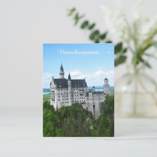 Panorama Neuschwanstein Postkarte (Stehend Vorderseite)
