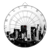 Panorama New York City Dartboard Dartscheibe (vorne)