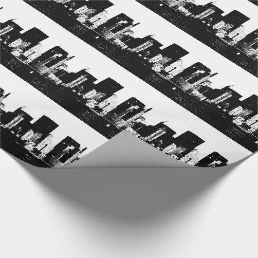 Panorama New York City Geschenkpapier (Ecke)