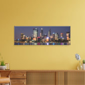 Panorama Perth City Skyline Leinwand (Insitu (Wohnzimmer))