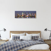 Panorama Perth City Skyline Leinwand (Insitu (Schlafzimmer))
