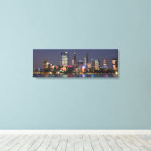 Panorama Perth City Skyline Leinwand (Insitu (Holzboden))