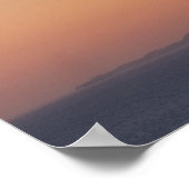 Panorama-Poster der Insel Syros Poster (Ecke)