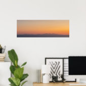 Panorama-Poster der Insel Syros Poster (Heimbüro)