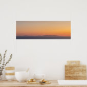 Panorama-Poster der Insel Syros Poster (Küche)