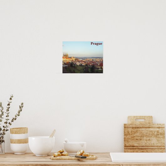 Panorama Prag Poster (Küche)