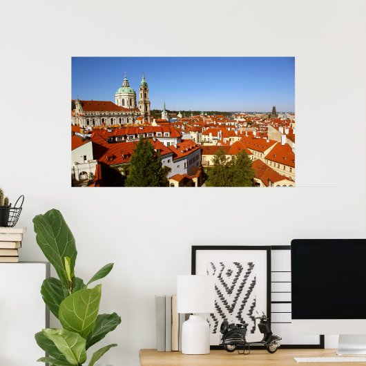 Panorama Prag Poster (Heimbüro)