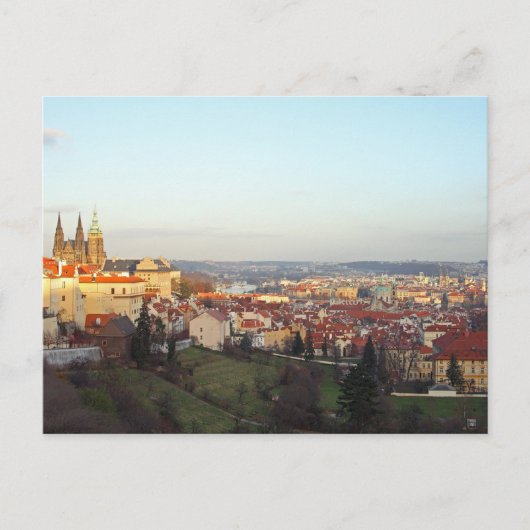 Panorama Prag Postkarte (Vorderseite)