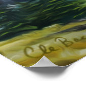 Panorama Rocky Mountain Art Poster (Ecke)