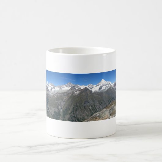 Panorama Rothorn, Walliser Alpen Kaffeetasse (Mittel)