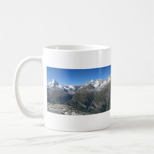 Panorama Rothorn, Walliser Alpen Kaffeetasse (Links)