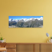 Panorama Rothorn, Walliser Alpen Leinwanddruck (Insitu (Wohnzimmer))