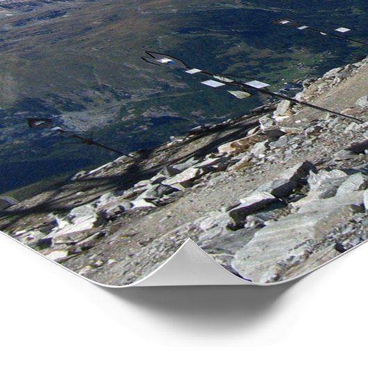 Panorama Rothorn, Walliser Alpen Poster (Ecke)