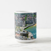 Panorama. San Sebastián und die Bucht von Kaffeetasse (Mittel)