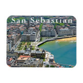 Panorama. San Sebastian und die Bucht von La Conch Magnet (Horizontal)