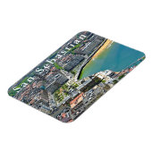 Panorama. San Sebastian und die Bucht von La Conch Magnet (Linke Seite)