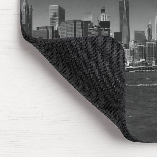 Panorama-Schwarz-weiß Brooklyn Mousepad (Ecke)