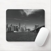 Panorama-Schwarz-weiß Brooklyn Mousepad (Mit Mouse)
