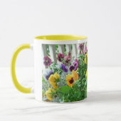 Panorama-Stiefmütterchen Tasse (Links)