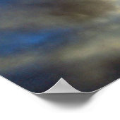 Panorama Sturmwolken Print Poster (Ecke)