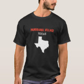 Panorama Village Texas USA Staat America Travel Te T-Shirt (Vorderseite)