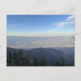 Panorama vom Bergaussichtspunkt mit windendem Tal Postkarte