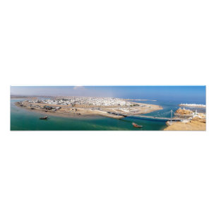 Panorama vom Hafen von Sur - Oman Fotodruck