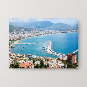 Panorama von Alanya in Turkiye Button