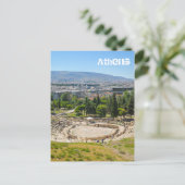Panorama von Athen, Griechenland Postkarte (Stehend Vorderseite)