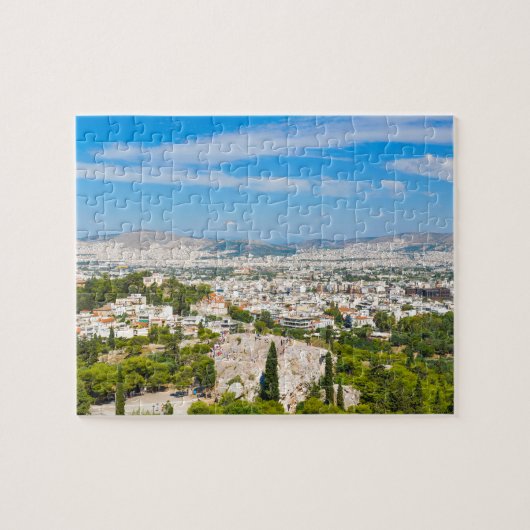Panorama von Athen, Griechenland Puzzle (Horizontal)