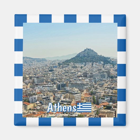 Panorama von Athen, Reise Magnet (Vorne)