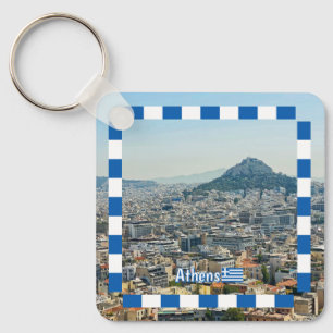 Panorama von Athen, Reise Schlüsselanhänger
