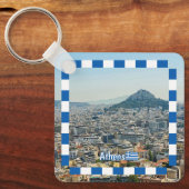 Panorama von Athen, Reise Schlüsselanhänger (Vorderseite)