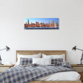 Panorama von Chicago, Illinois über den See Leinwanddruck (Insitu (Schlafzimmer))