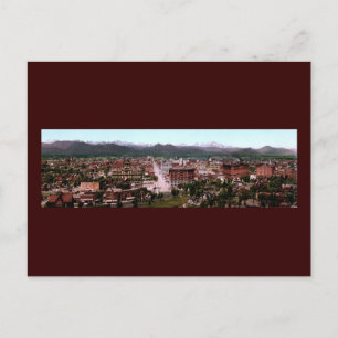 Panorama von Denver Colorado Postkarte