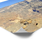 Panorama von Jebel Shams - Sultanat Oman Poster (Ecke)