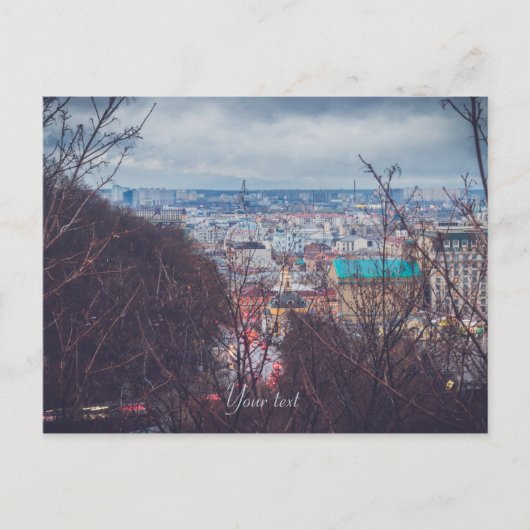 Panorama von Kiew Postkarte (Vorderseite)