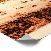 Panorama von London im Jahr 1616 Poster (Ecke)