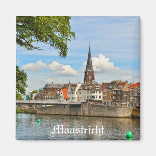 Panorama von Maastricht aus Maas oder Maas Magnet