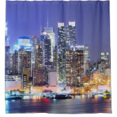 Panorama von Manhattan Duschvorhang (Vorderseite)