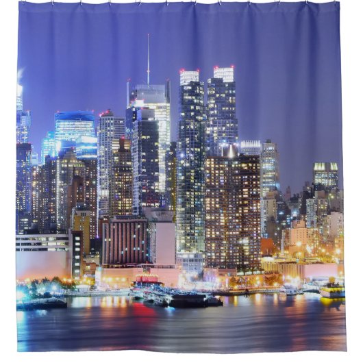 Panorama von Manhattan Duschvorhang (Vorderseite)
